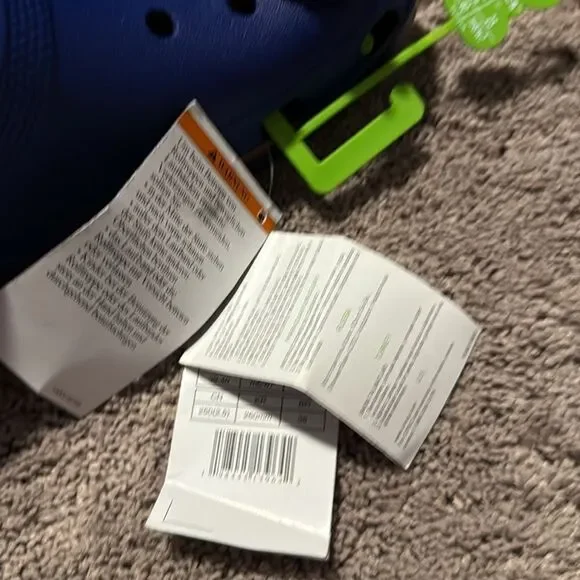 Fortnite crocs!!Men’s size 7. Women’s 9 One of a kind. NWT